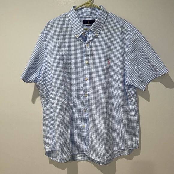 Ralph Lauren Blue Label Other - Ralph Lauren Men’s Gingham Button Down Shirt Vacation Big & Tall Travel